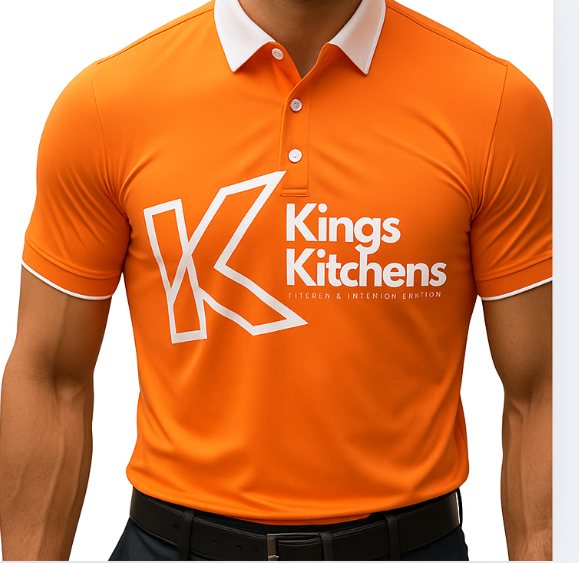 Kings Ma'Orange White tee