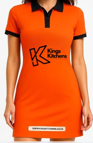 Orange Spec T-Shirt Dress